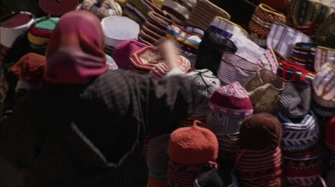 Shopping in Marrakech 스톡 동영상 400645