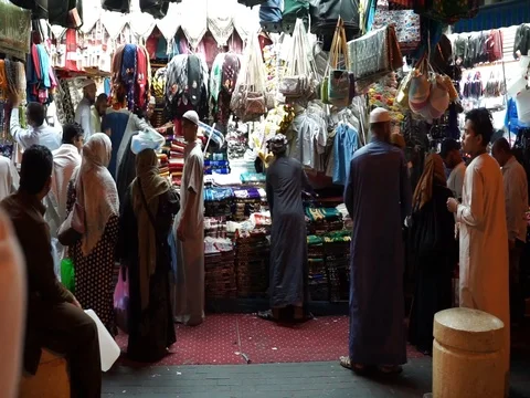 Shopping in Mekkah. Stock Footage 110088778