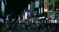 Shopping Neon Street, Pedestrian Road, Guangzhou, Guangdong, Canton, China HD Footage