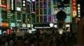 Shopping Neon Street, Pedestrian Road, Guangzhou, Guangdong, Canton, China HD Footage