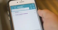 Scrolling Amazon Prime App Ecommerce Sho Stock Video Pond5