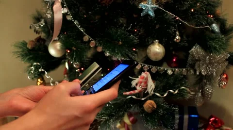 Shopping online on smartphone Stock Footage 67234549