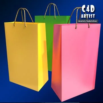 Shopping package 3D Model