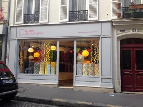 Shopping in Paris Stock Photos