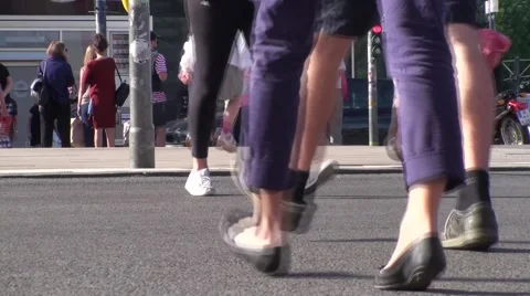 Shopping passangers Stock Footage 52435810