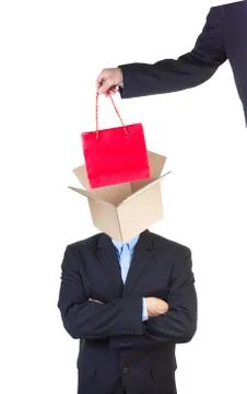 Shopping public values. Stock Photos