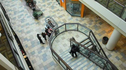 Shopping Real Time Stock Footage 616612