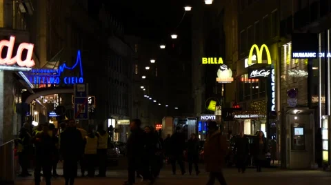 Shopping Scene Vienna 스톡 동영상 46803955