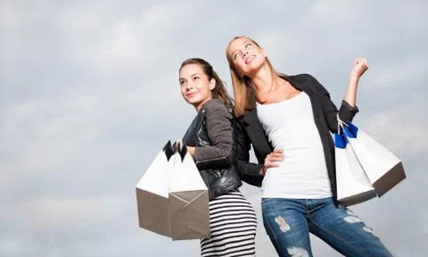 Shopping spree. Stock Photos