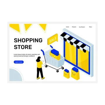 Shopping Store Stock Illustration
