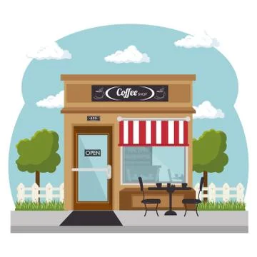 Shopping stores design Ilustração Stock