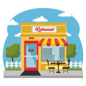 Shopping stores design Ilustração Stock