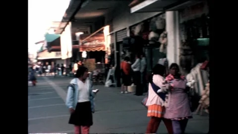 Shopping Street Stock Footage 276290289