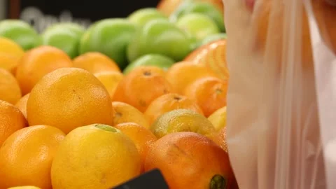Shopping at the supermartek 26 Stock Footage 308864942