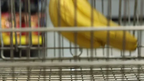 Shopping at the supermartek 7 Stock Footage 308864754
