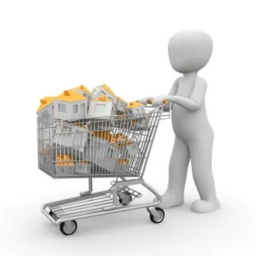 Shopping time Stock Illustration