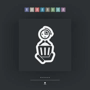 Shopping time Ilustração Stock