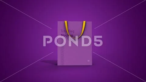 Shopping Tote Bag PSD Mockup Шаблон PSD