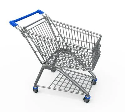 Shopping Trolley Stock Illustration