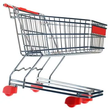 Shopping trolley Foto stock