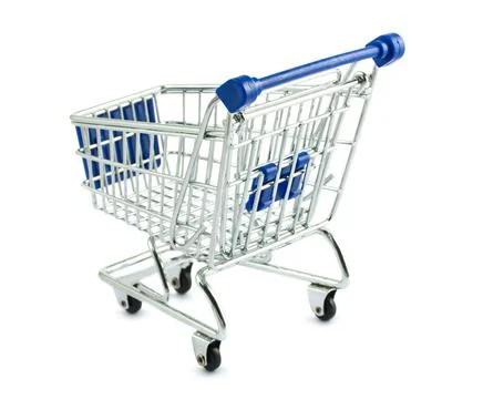 Shopping trolley Foto stock