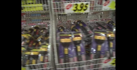 Shopping in Two-Dollar Store – Australia (1998) Stock Footage 310169007