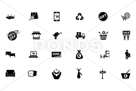 Shopping Vector Icons Pack
