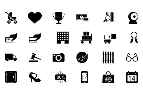 Shopping Vector Set Stock Illustration