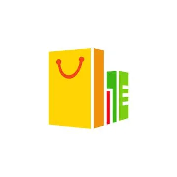 Shopping vector sign Ilustração Stock