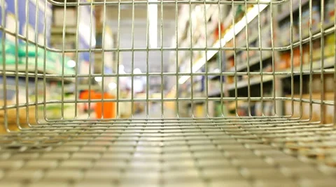 Shopping wagon chart time lapse Stock Footage 8689738