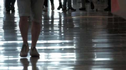 Shopping, walking legs Stock Footage 50913528