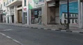 Shops on the Arch. Makarios III avenue in the center of Paphos city, Cyrpus HD Footage