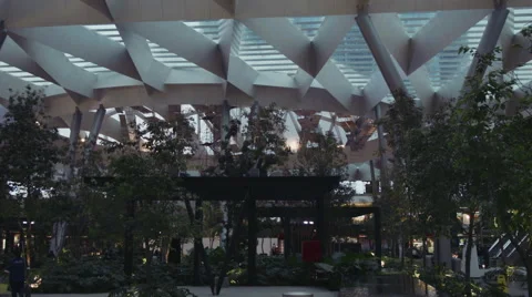 Shops at a big shopping mall Video stock 51627242