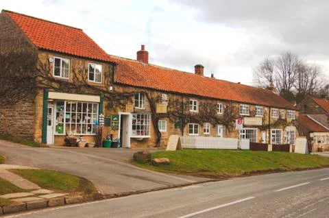 Shops, hutton-le-hole. Stock Photos