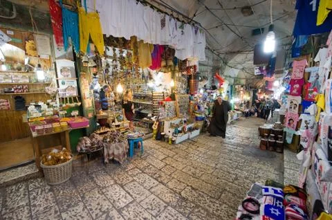 Shops in Jerusalem Stock Photos