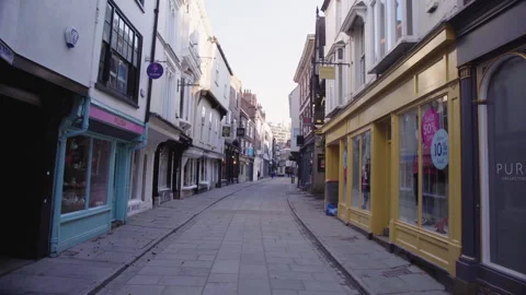 Shops On Stonegate York 스톡 동영상 242707049