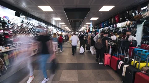 Shops in store Stock Footage 161151293