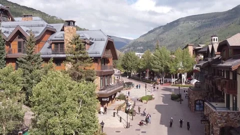 Shops in Vail, Colorado Vidéo 139003583