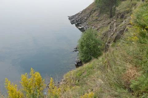 Shore of Baikal Stock Photos