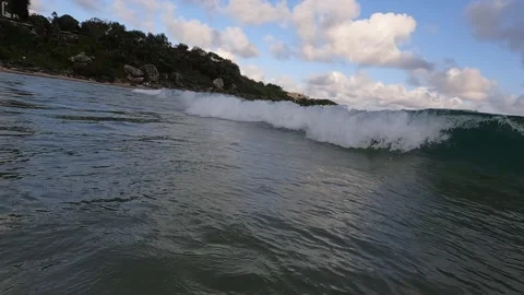 Shore break Stock Footage 225656388