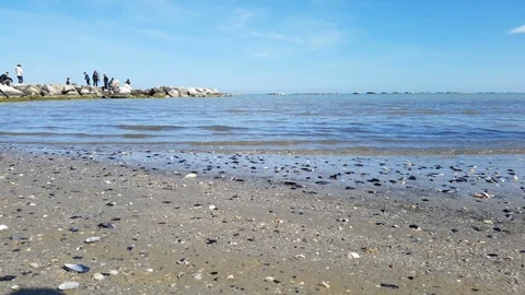 Shore of Cesenatico Stock Footage 88260666
