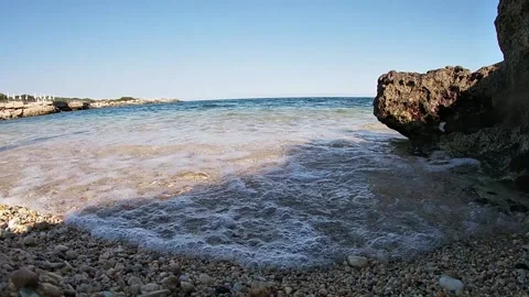 Shore of a cliff Stock Footage 133636395