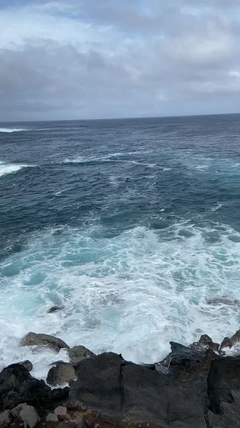 Shore in Easter Island 스톡 동영상 342837138