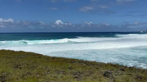 Shore in Easter Island Vídeo Stock 342838653