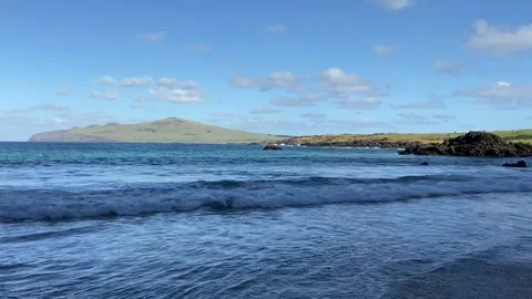 Shore in Easter Island 스톡 동영상 342840953