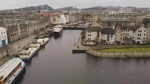 The Shore Edinburgh Stock Footage 149837725