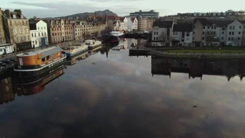 The Shore Edinburgh two Stock Footage 150274619