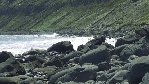 Shore on the island of Kunashir Video stock 75397491