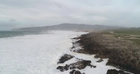 Shore Kabo da Roca 3 Stock Footage 129380711