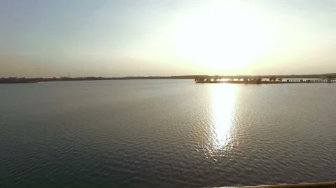 The shore of the lake in Bucharest, Romania Stock Footage 62016454